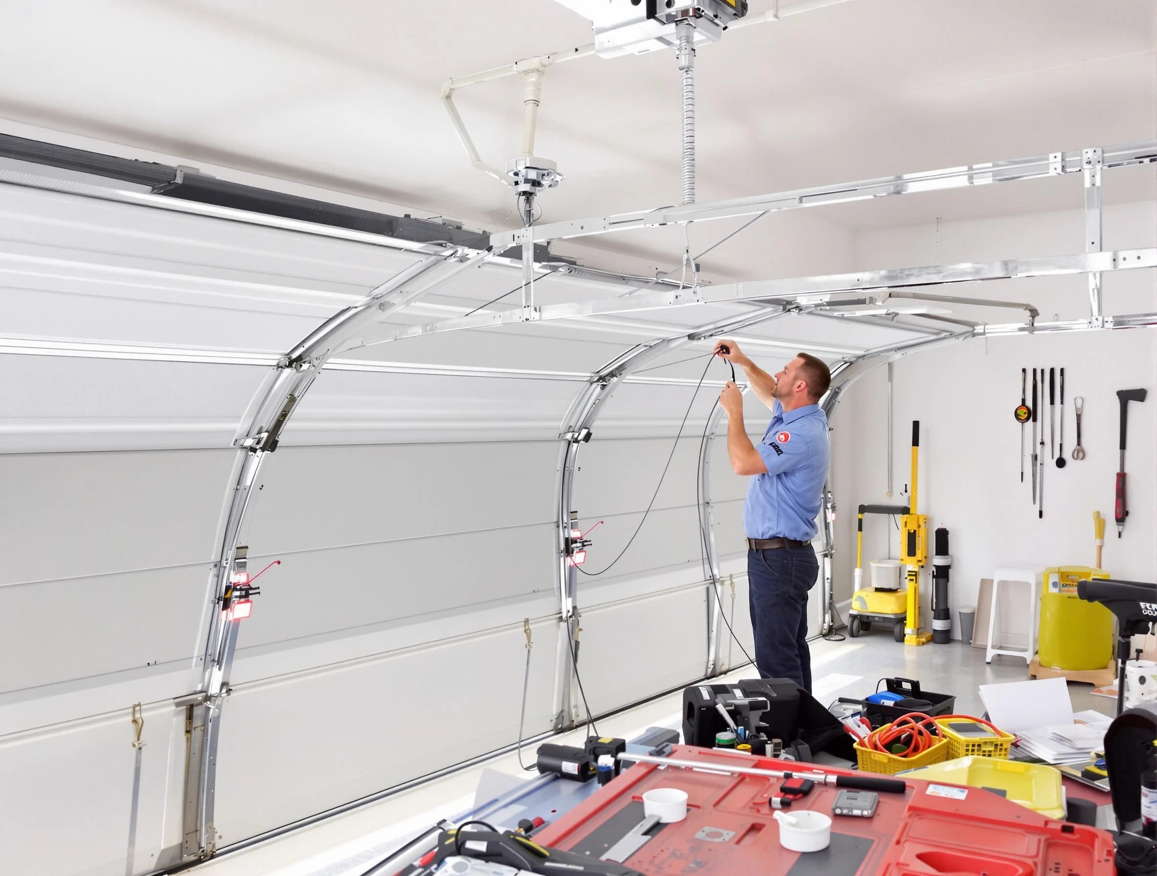 Garage door cable repair service by Swissvale Garage Door Repair in Swissvale