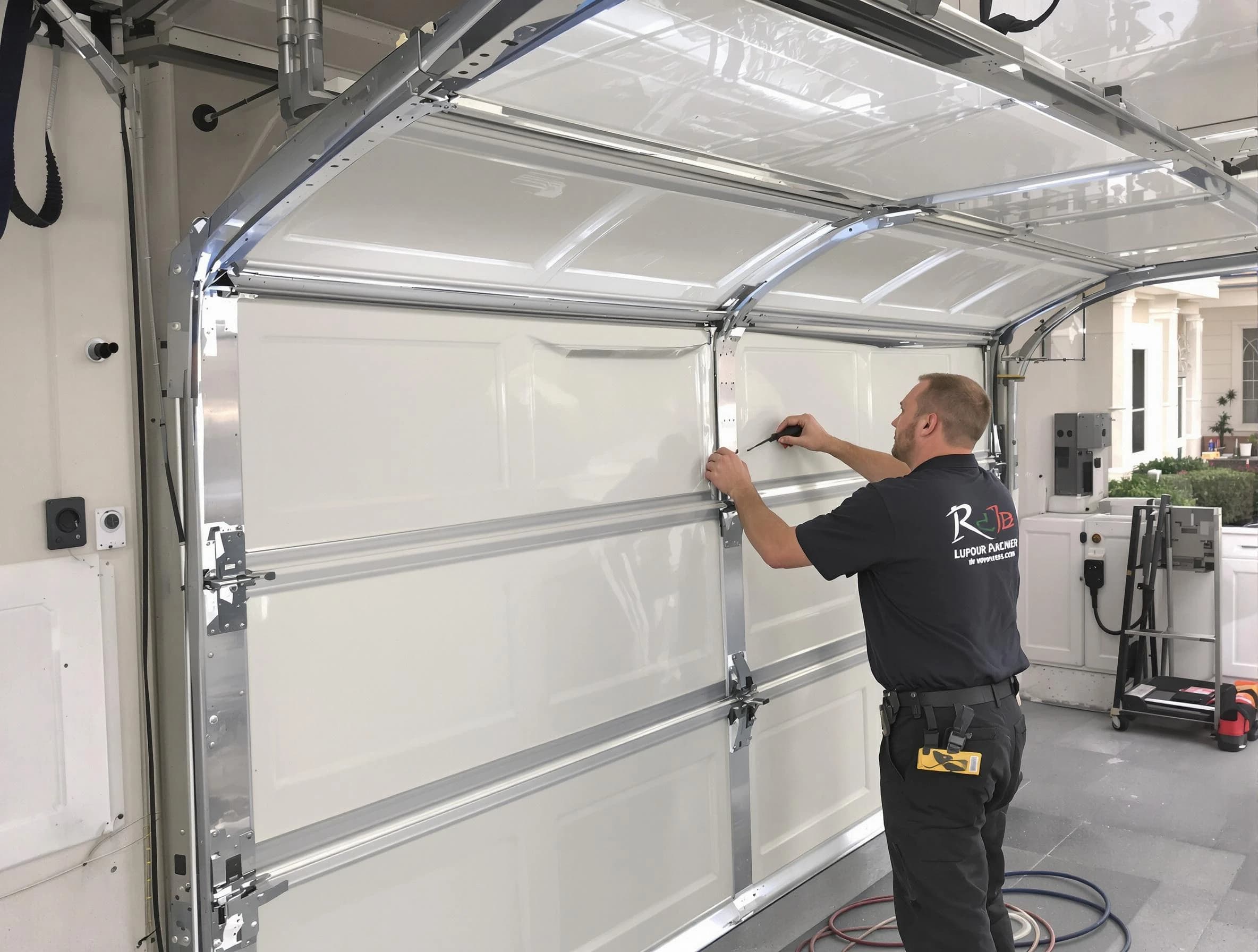 Swissvale Garage Door Repair professional performing panel repair in Swissvale