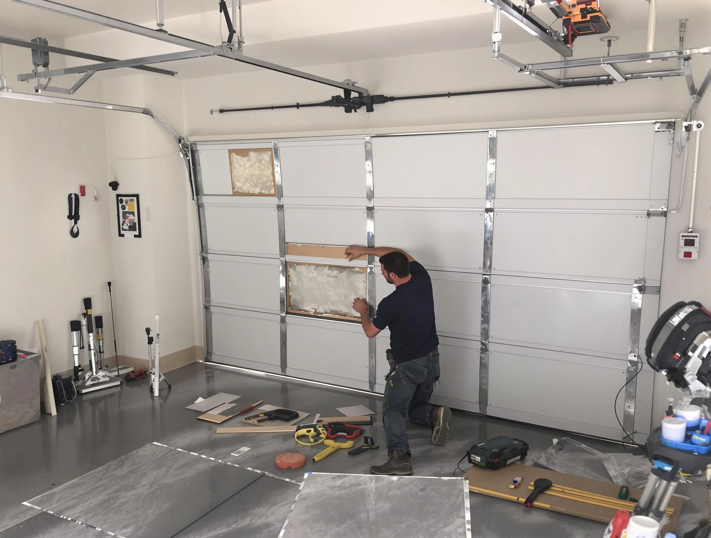Garage Door Panel Repair in Swissvale