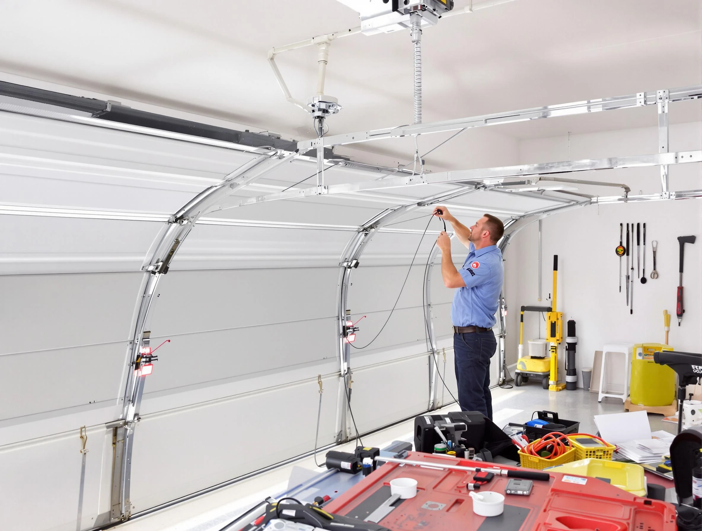 Garage door cable repair service by Swissvale Garage Door Repair in Swissvale