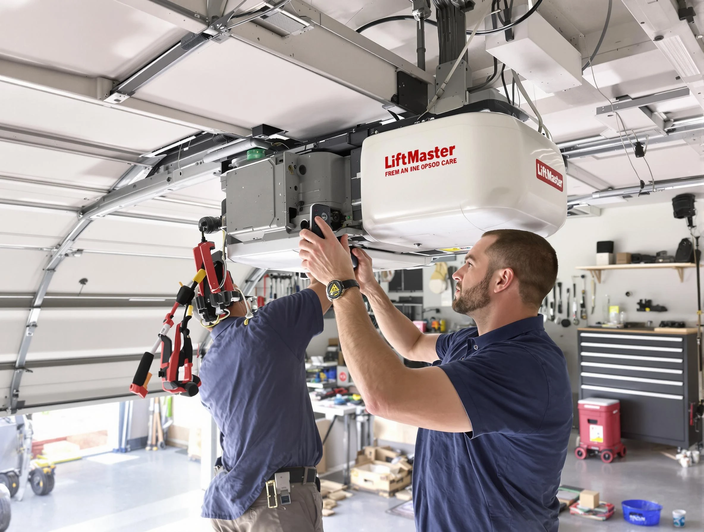 Swissvale Garage Door Repair technician performing advanced diagnostics on garage opener in Swissvale