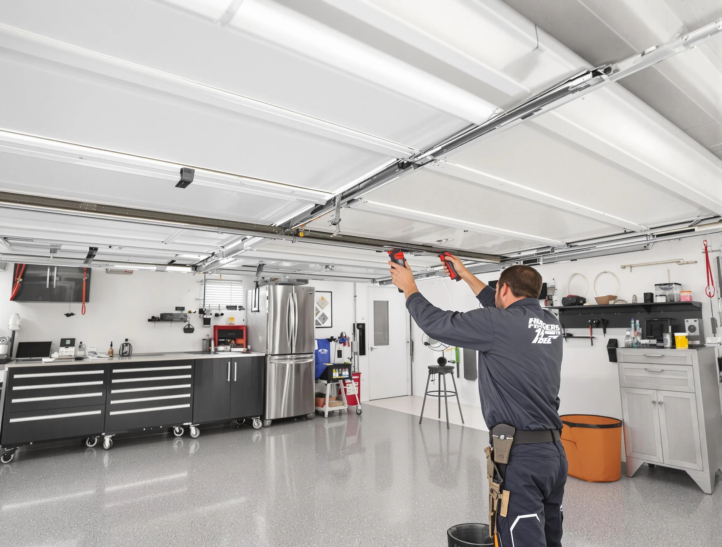 Overhead garage door repair service by Swissvale Garage Door Repair in Swissvale